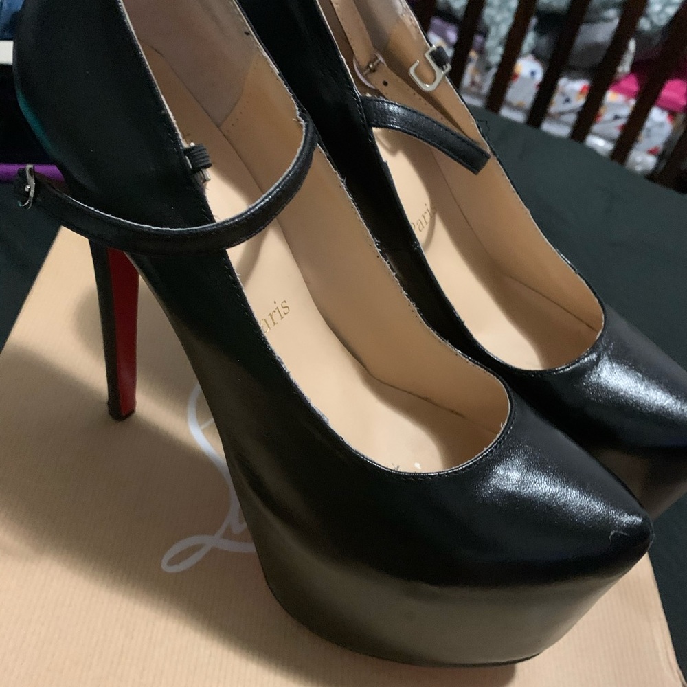 christianLouboutin  stilettos (red bottoms)